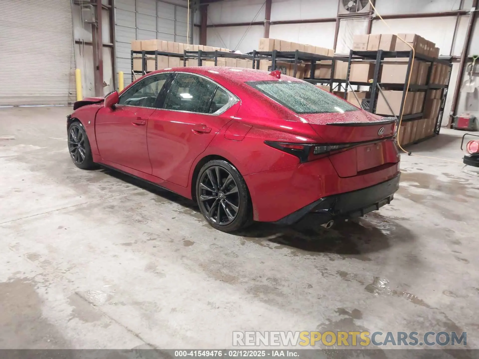 3 fotografías del automóvil dañado JTHGZ1B28P5067949 LEXUS IS 350 2023