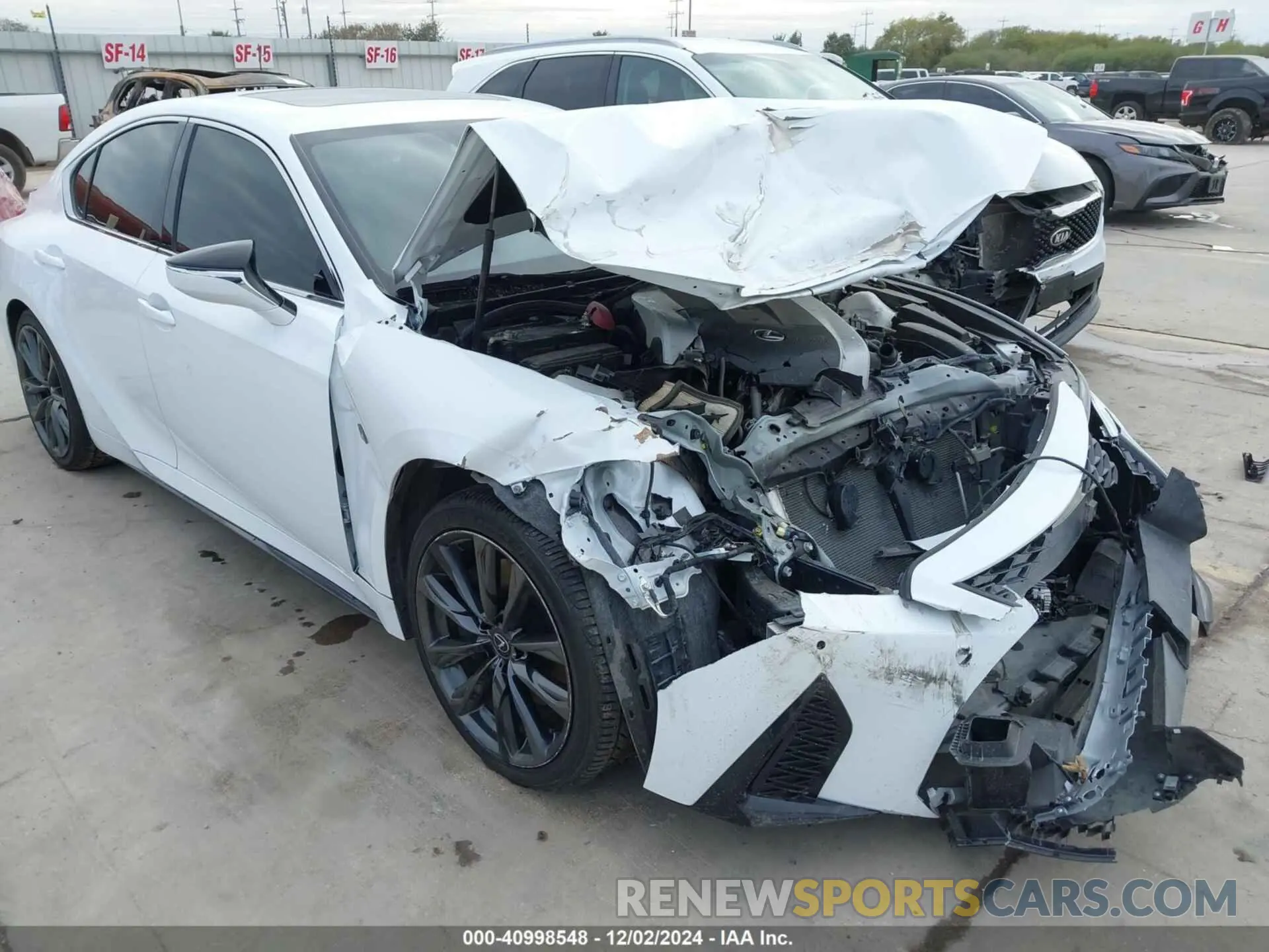 6 fotografías del automóvil dañado JTHGZ1B2XP5059612 LEXUS IS 350 2023