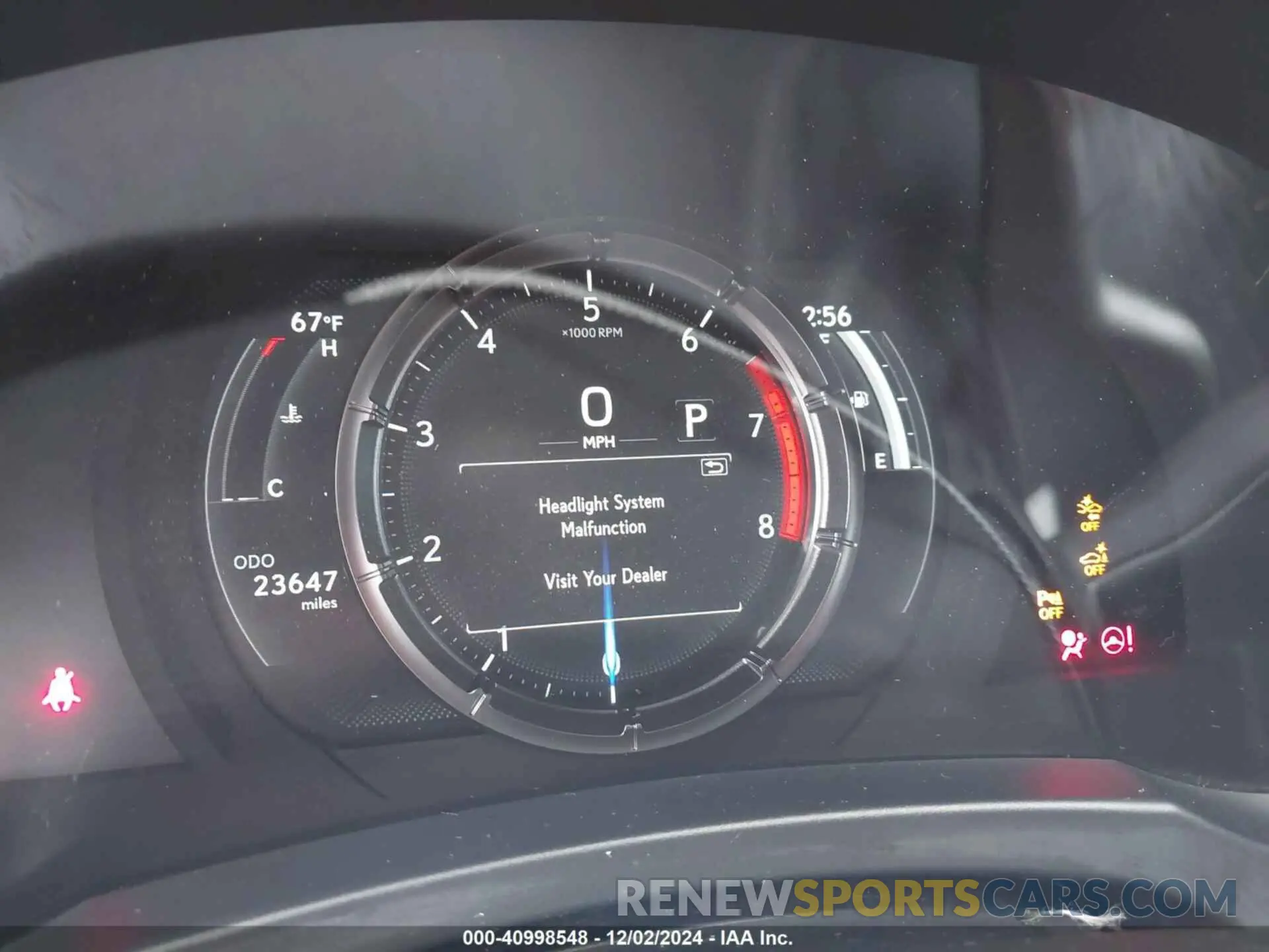 7 fotografías del automóvil dañado JTHGZ1B2XP5059612 LEXUS IS 350 2023