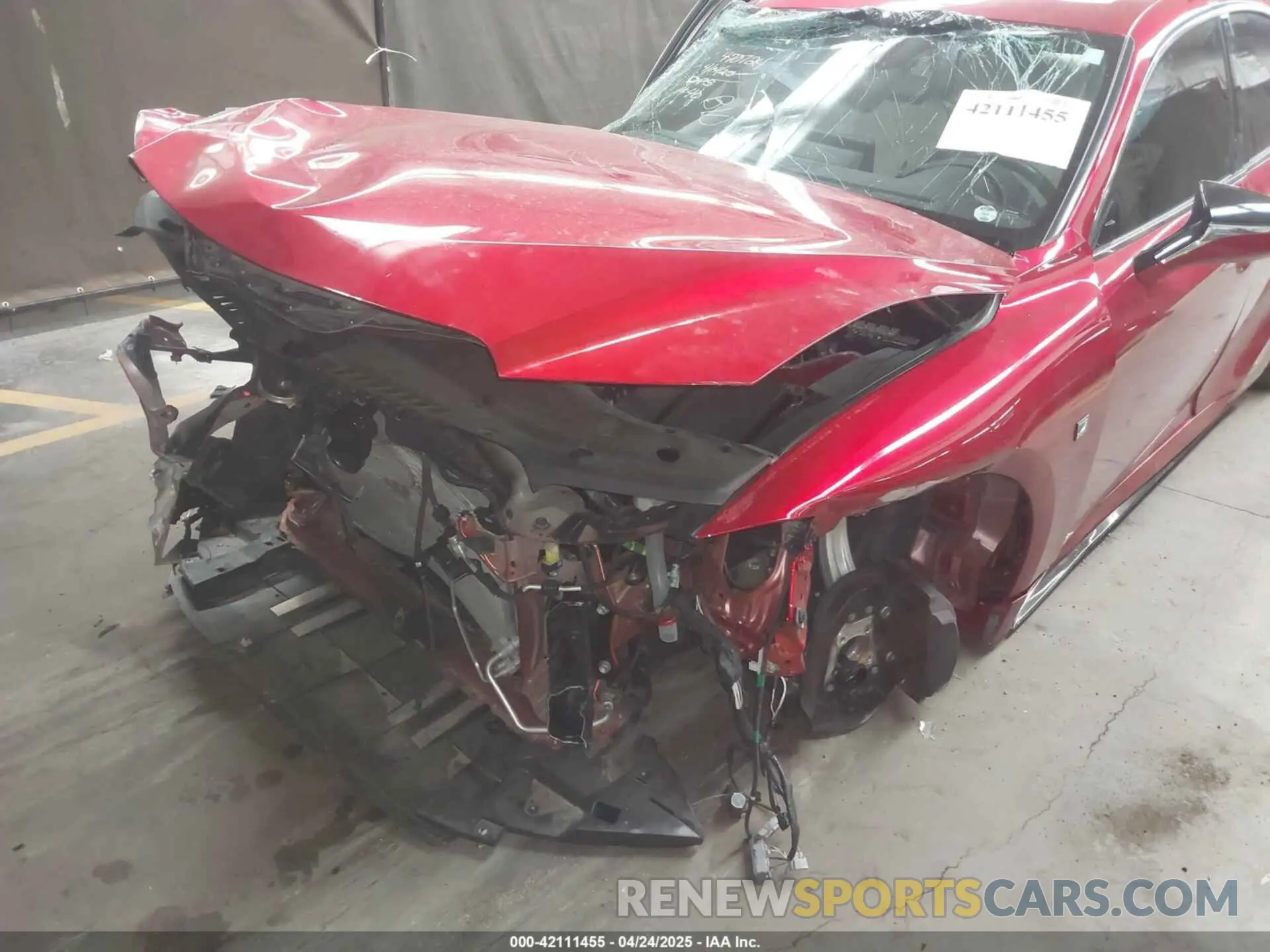 6 fotografías del automóvil dañado JTHGZ1B2XP5064664 LEXUS IS 350 2023