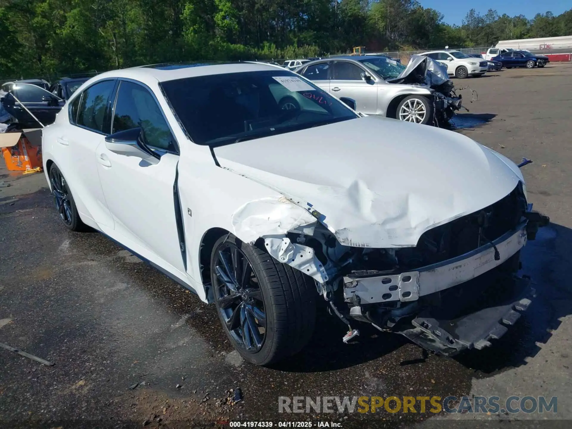 1 fotografías del automóvil dañado JTHGZ1B2XP5065331 LEXUS IS 350 2023