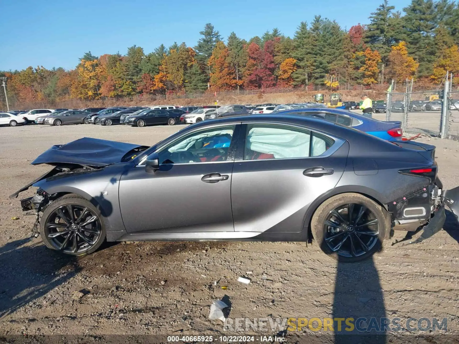 15 fotografías del automóvil dañado JTHGZ1E23P5027984 LEXUS IS 350 2023