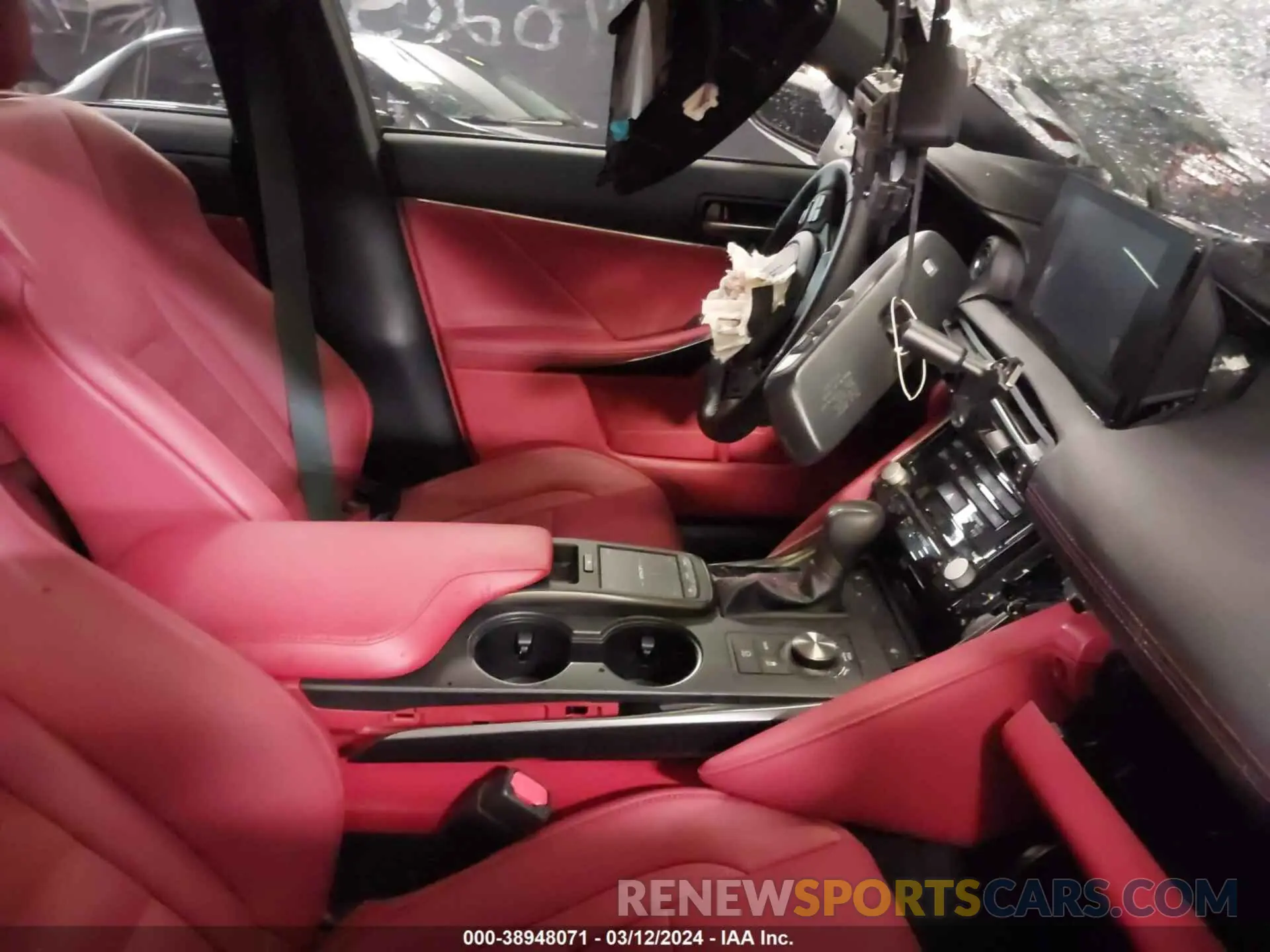 5 fotografías del automóvil dañado JTHGZ1E27P5029270 LEXUS IS 350 2023