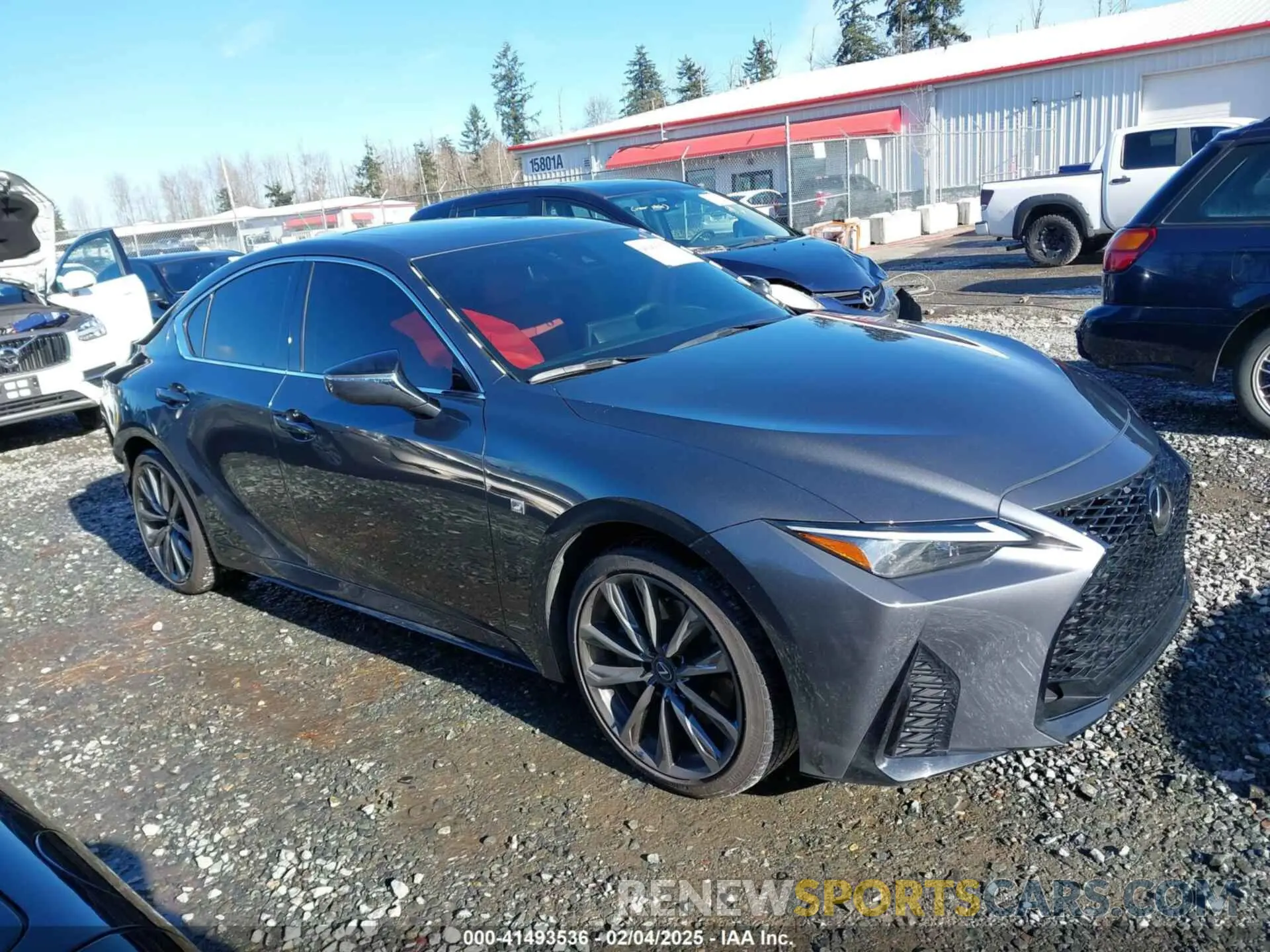 14 fotografías del automóvil dañado JTHGZ1E28P5027415 LEXUS IS 350 2023
