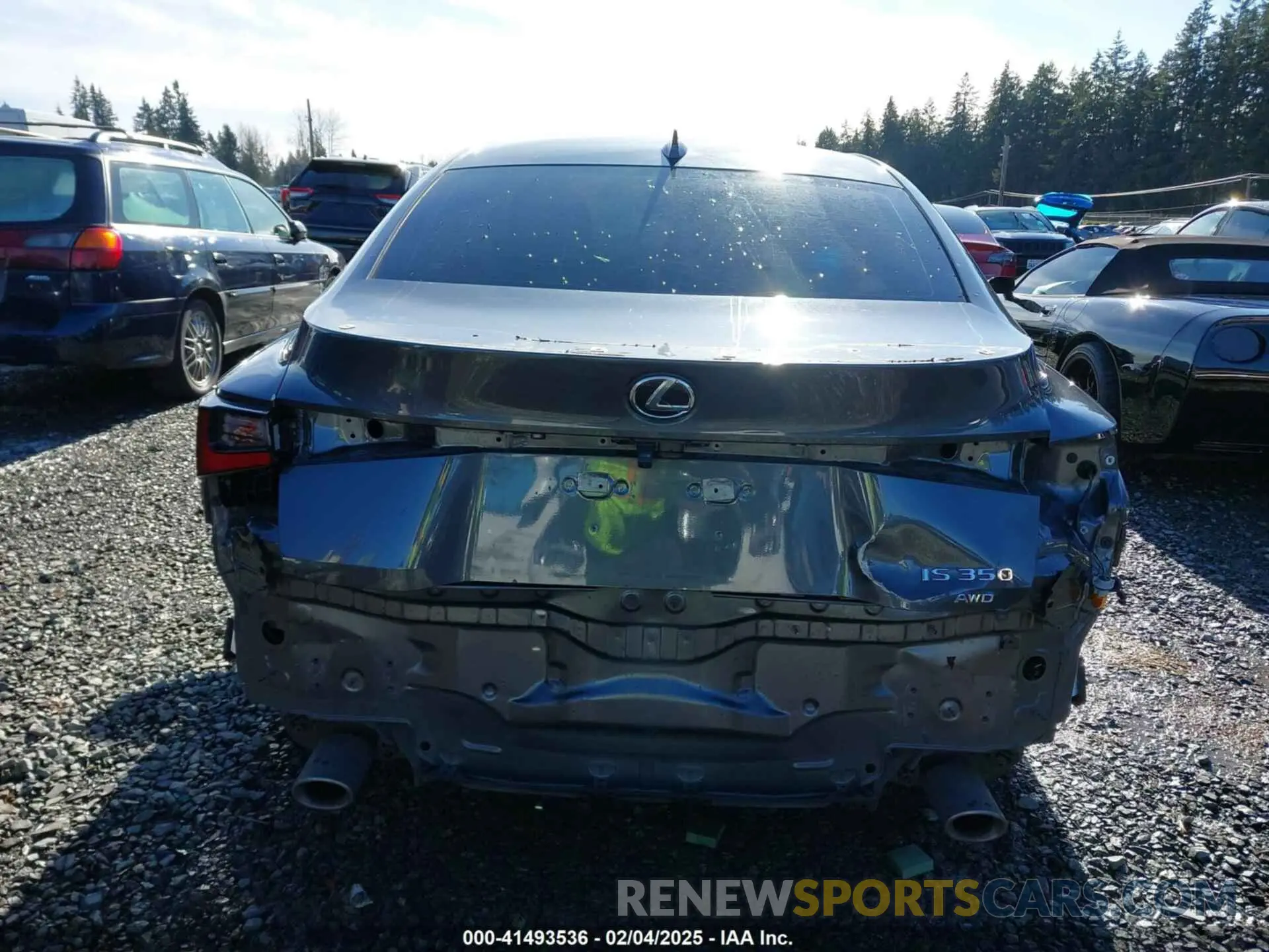 17 fotografías del automóvil dañado JTHGZ1E28P5027415 LEXUS IS 350 2023