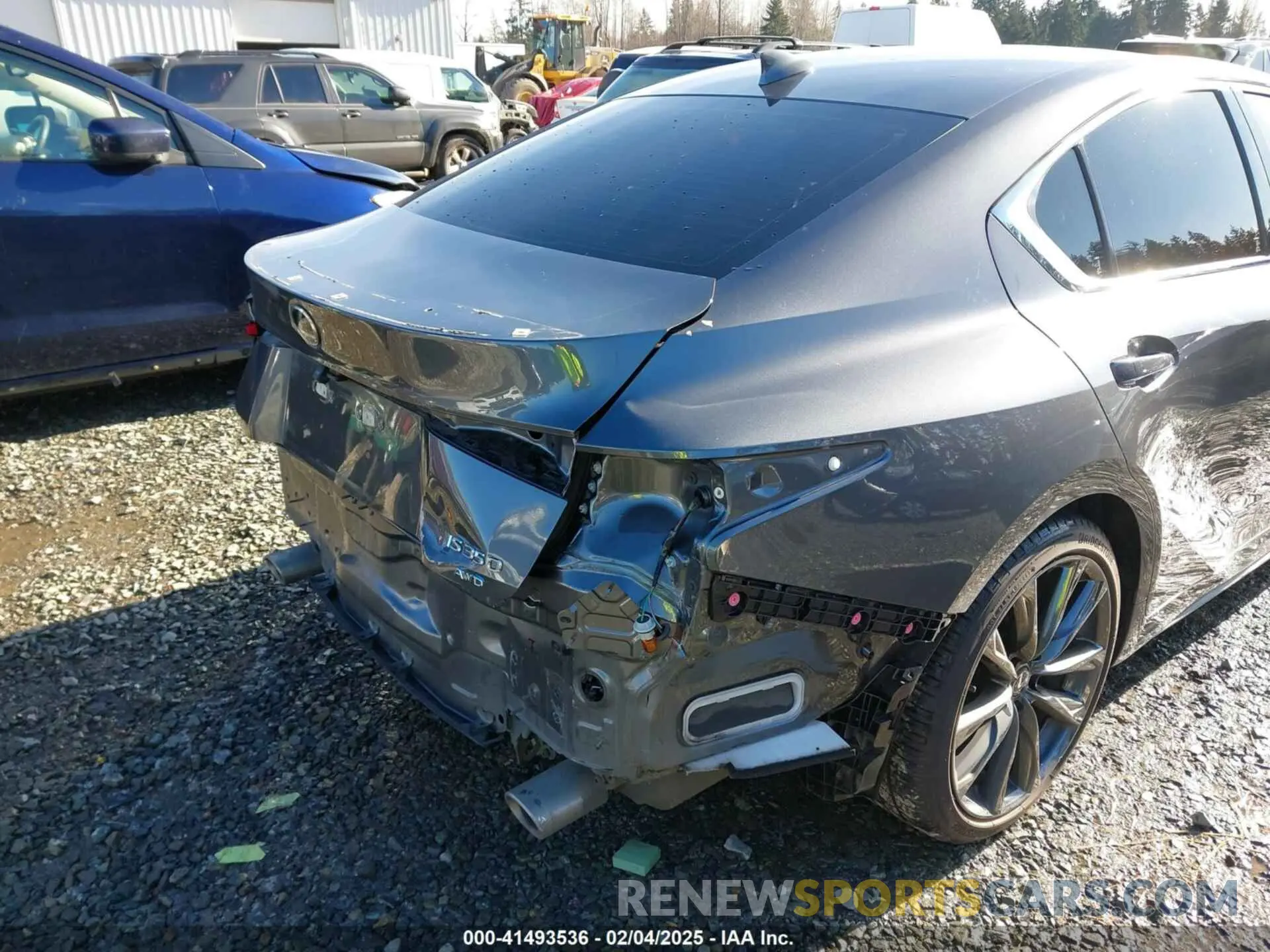 6 fotografías del automóvil dañado JTHGZ1E28P5027415 LEXUS IS 350 2023