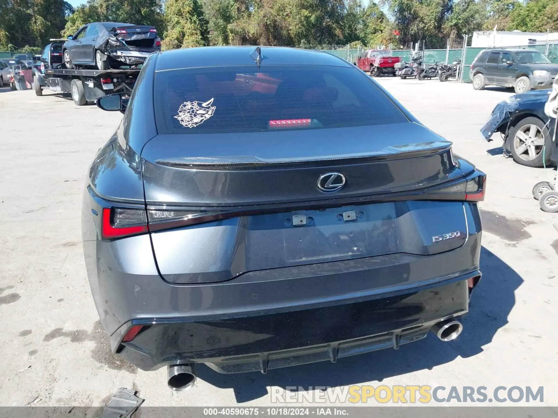 16 fotografías del automóvil dañado JTHGZ1E29P5027844 LEXUS IS 350 2023