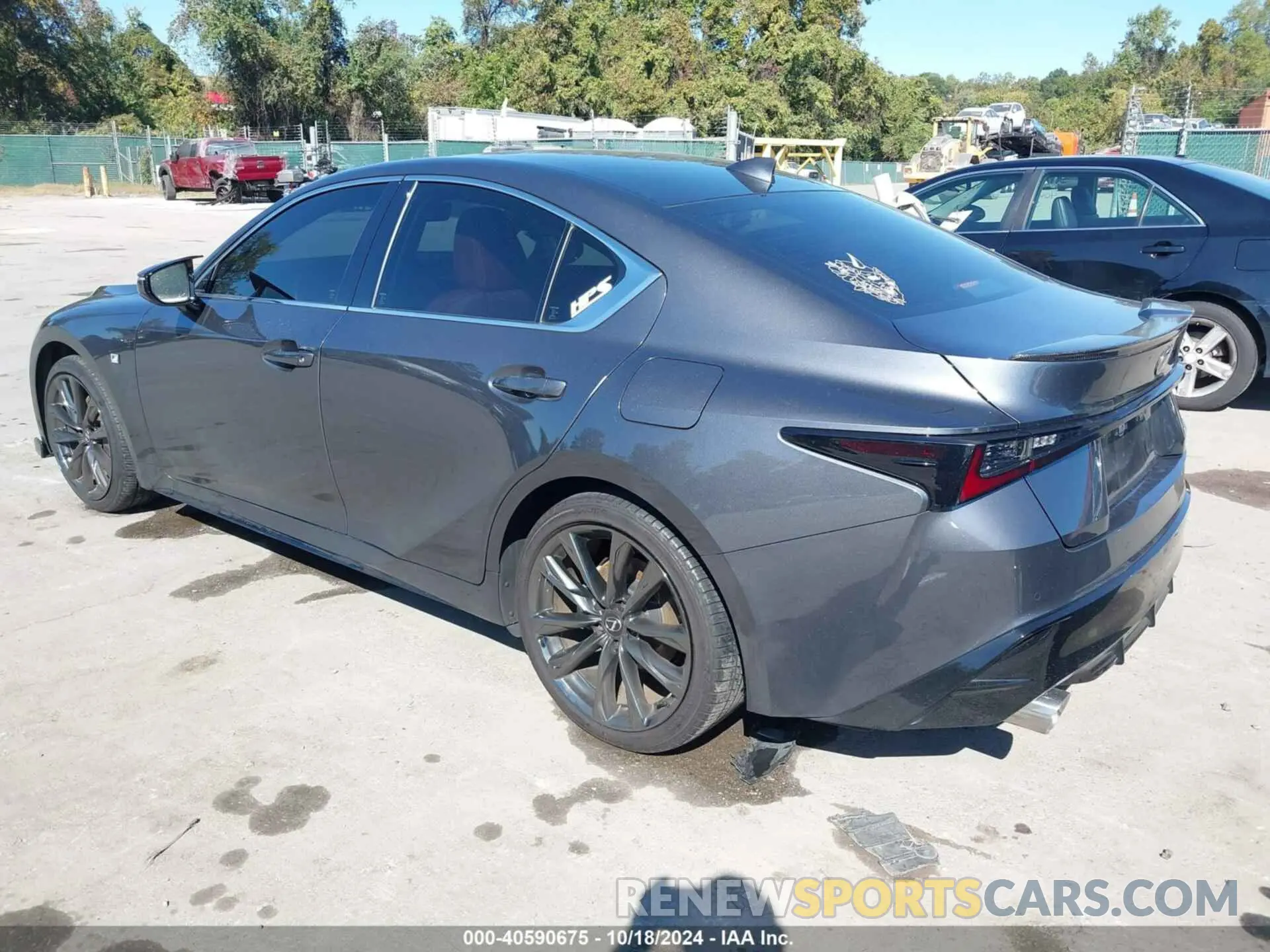 3 fotografías del automóvil dañado JTHGZ1E29P5027844 LEXUS IS 350 2023