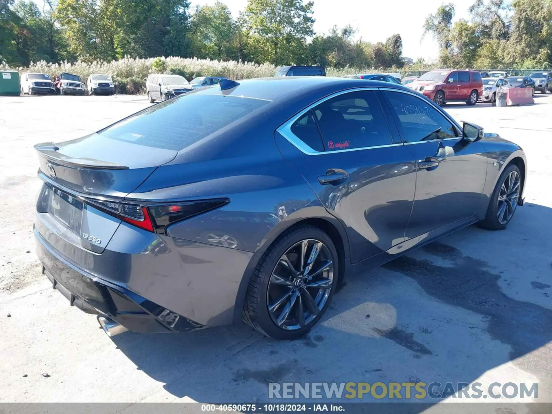 4 fotografías del automóvil dañado JTHGZ1E29P5027844 LEXUS IS 350 2023