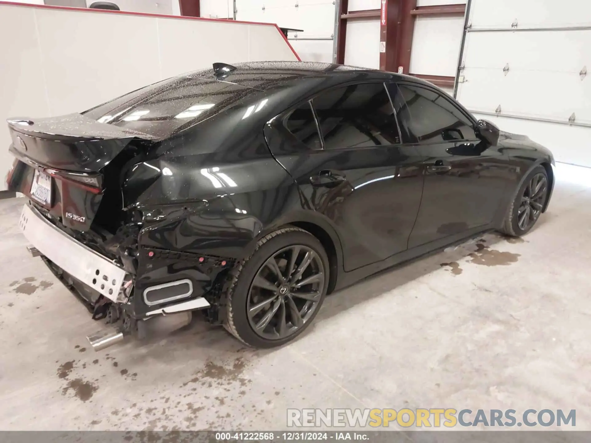 4 fotografías del automóvil dañado JTHBZ1B20R5080143 LEXUS IS 350 2024