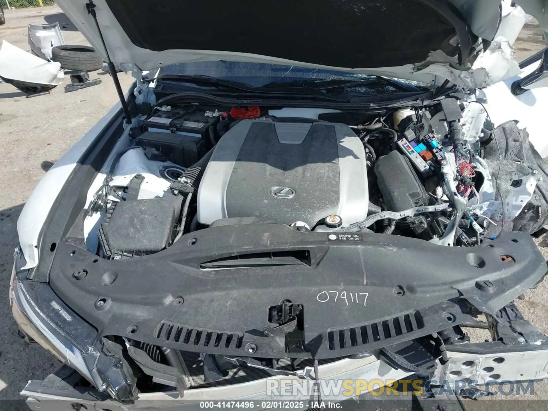 10 fotografías del automóvil dañado JTHBZ1B25R5079117 LEXUS IS 350 2024