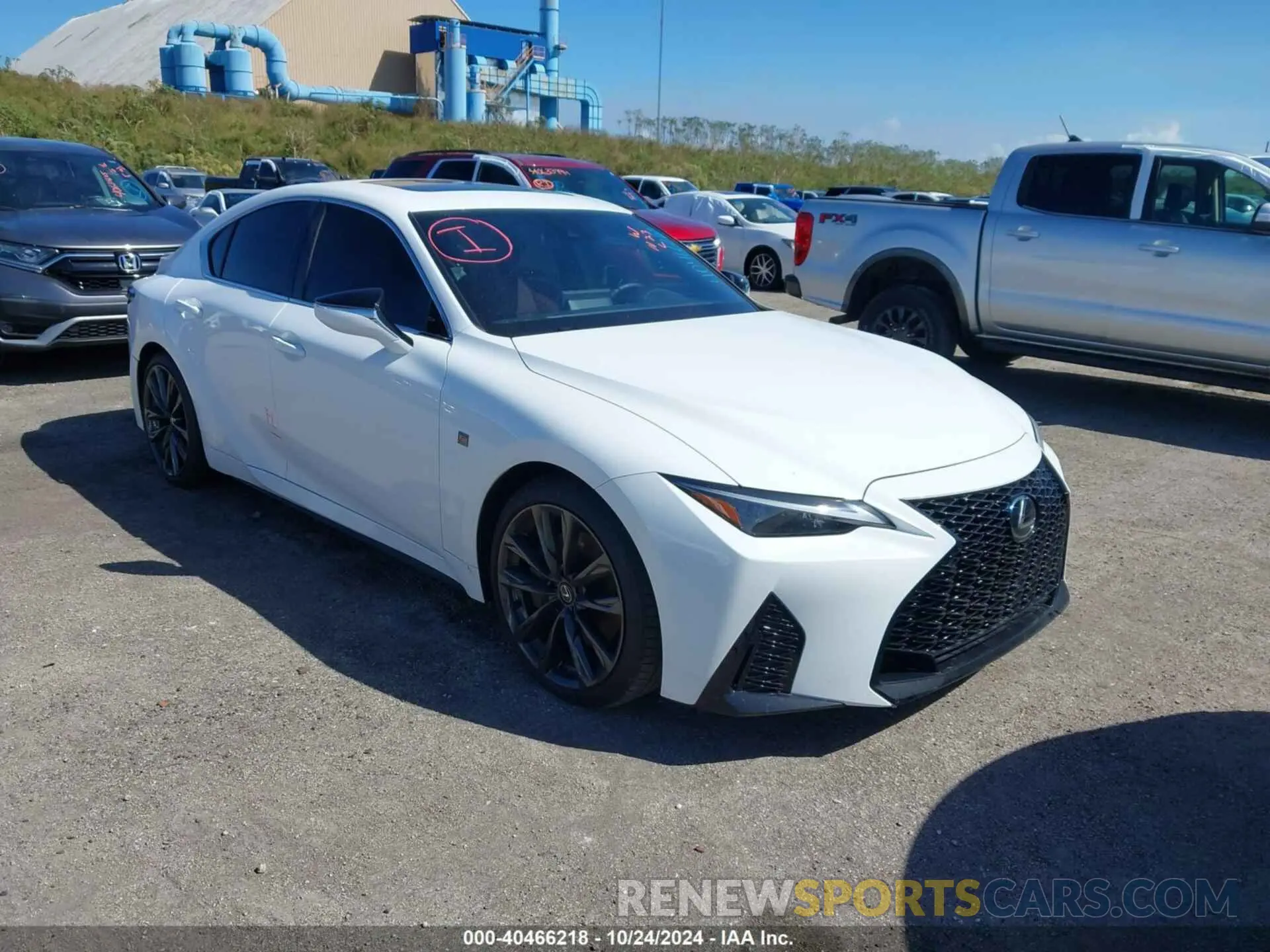 1 fotografías del automóvil dañado JTHBZ1B27R5078518 LEXUS IS 350 2024