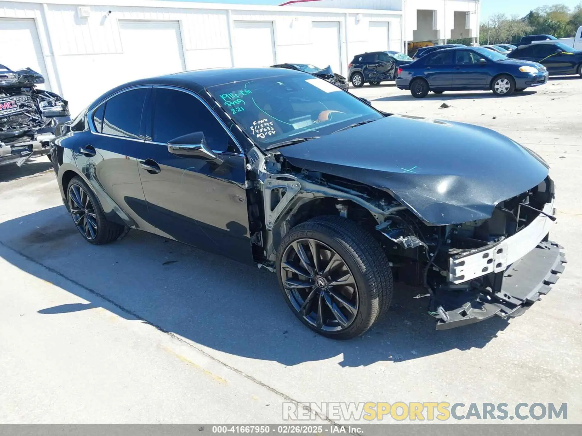 1 fotografías del automóvil dañado JTHBZ1B29R5078438 LEXUS IS 350 2024