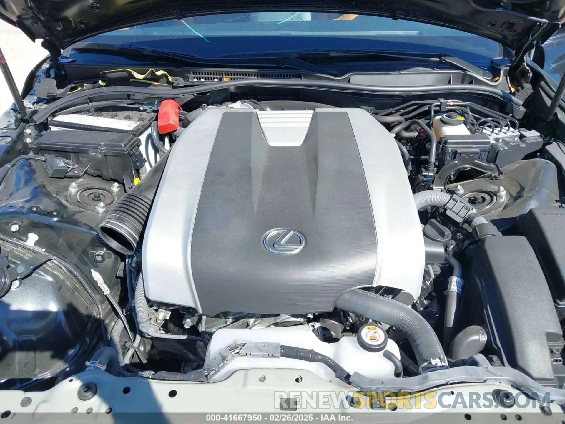 10 fotografías del automóvil dañado JTHBZ1B29R5078438 LEXUS IS 350 2024