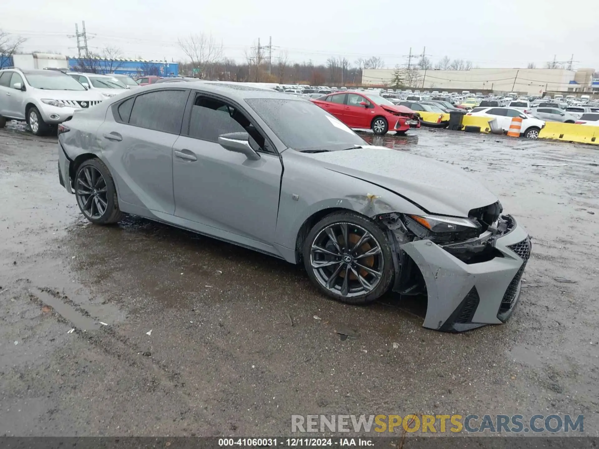 1 fotografías del automóvil dañado JTHBZ1E22R5035541 LEXUS IS 350 2024