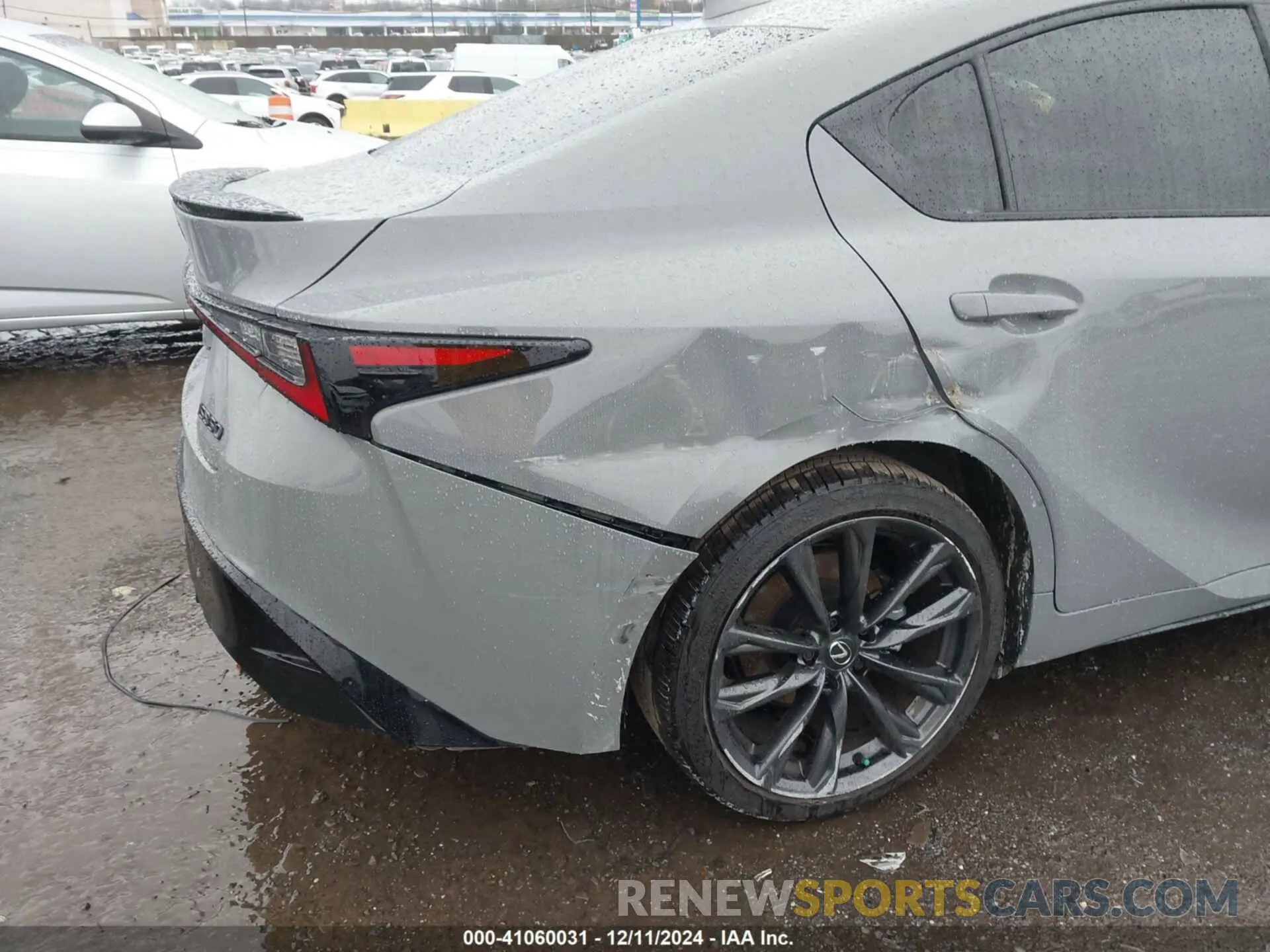 6 fotografías del automóvil dañado JTHBZ1E22R5035541 LEXUS IS 350 2024