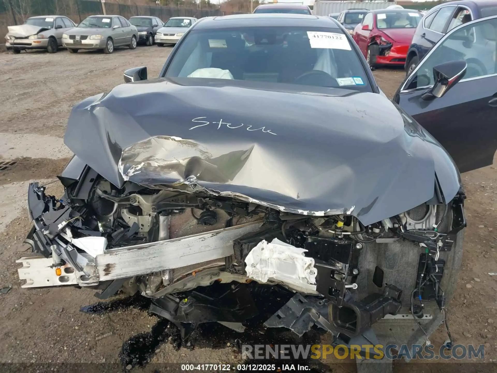 6 fotografías del automóvil dañado JTHBZ1E24R5035556 LEXUS IS 350 2024