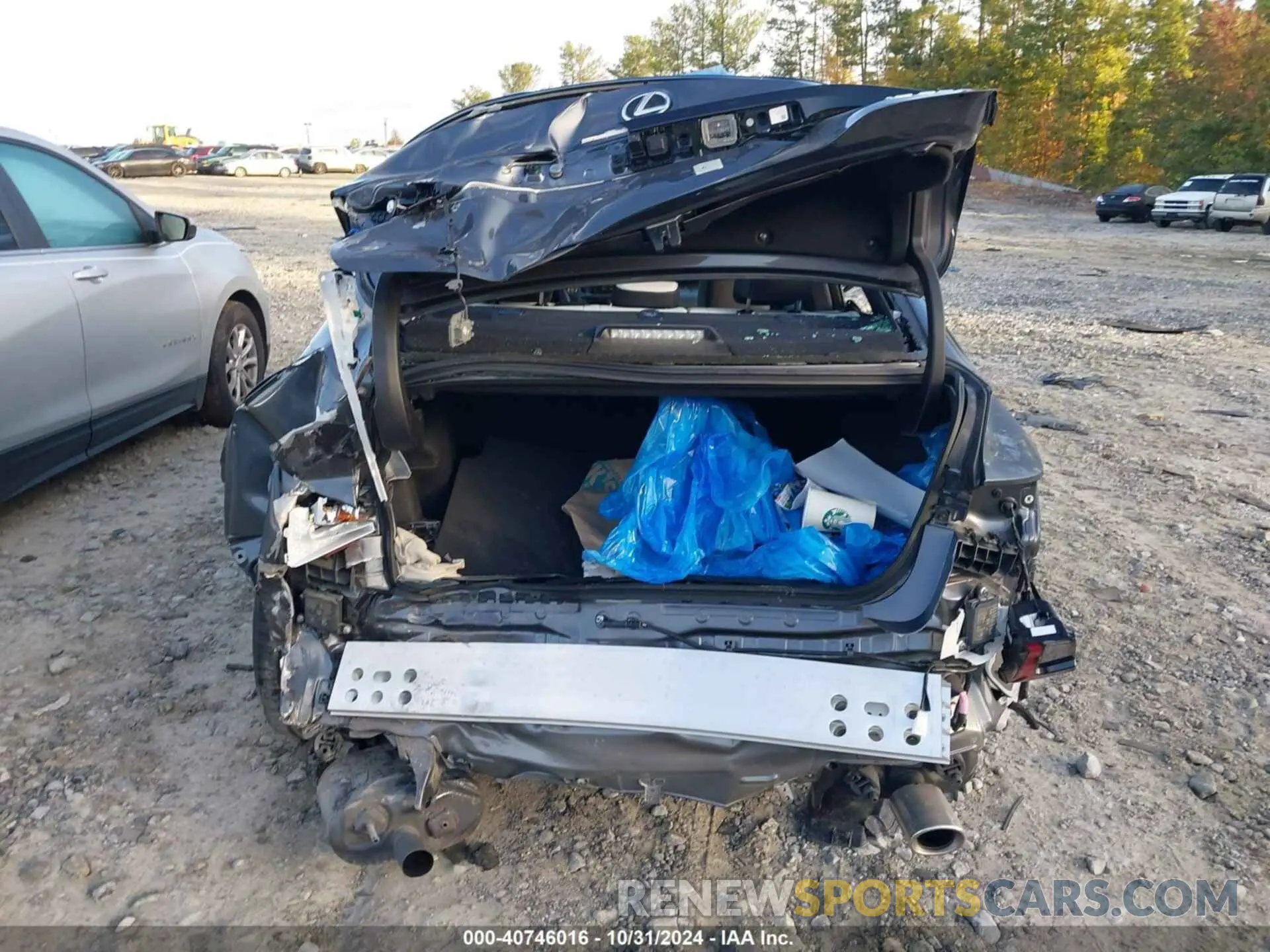 6 fotografías del automóvil dañado JTHGZ1B24R5079096 LEXUS IS 350 2024