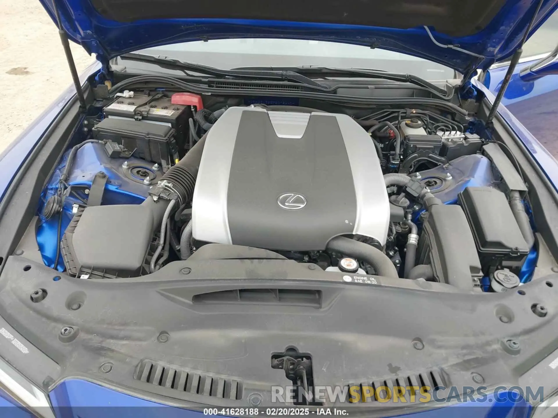 10 fotografías del automóvil dañado JTHGZ1B25R5072240 LEXUS IS 350 2024