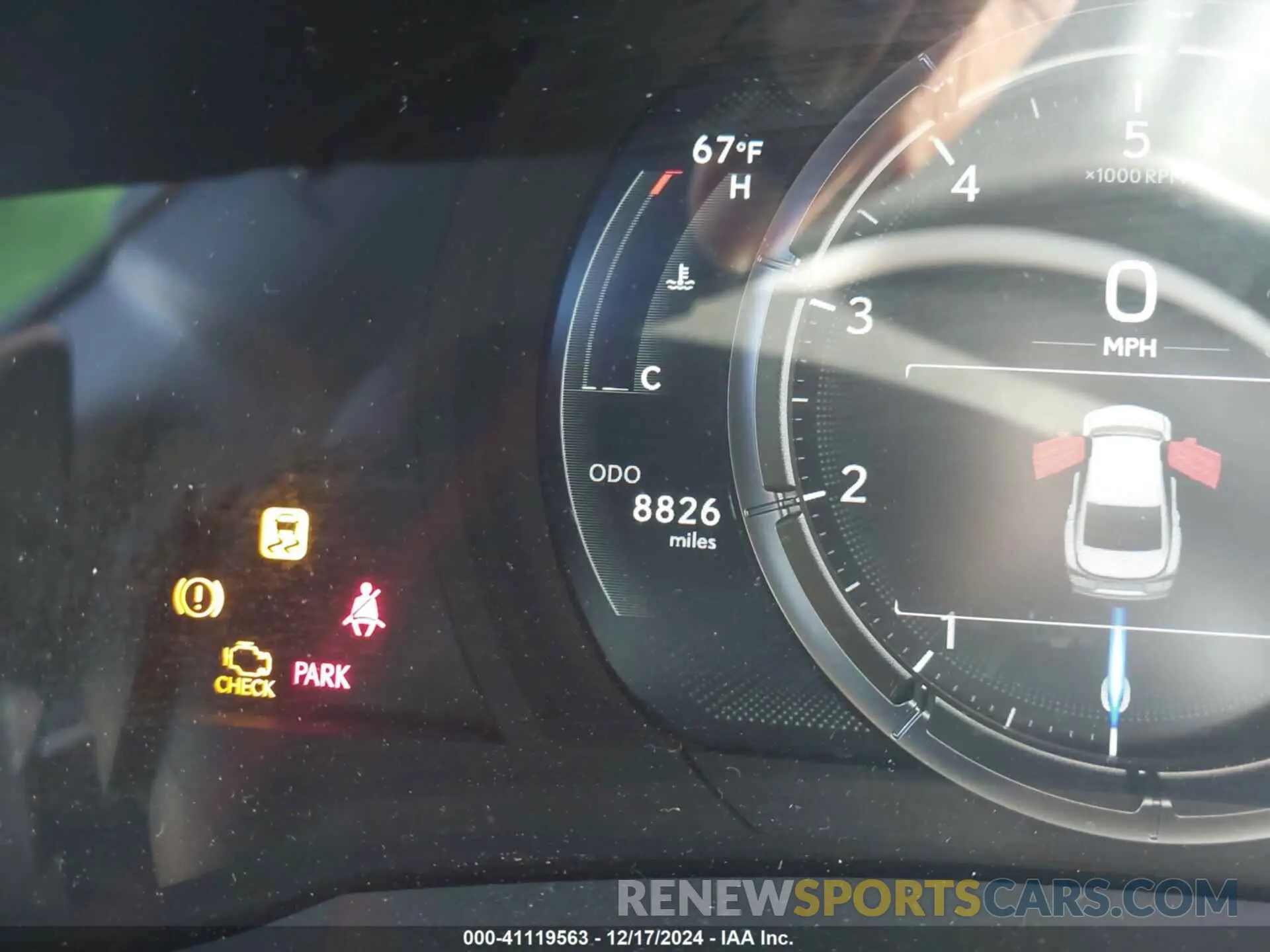 7 fotografías del automóvil dañado JTHGZ1B25R5076286 LEXUS IS 350 2024