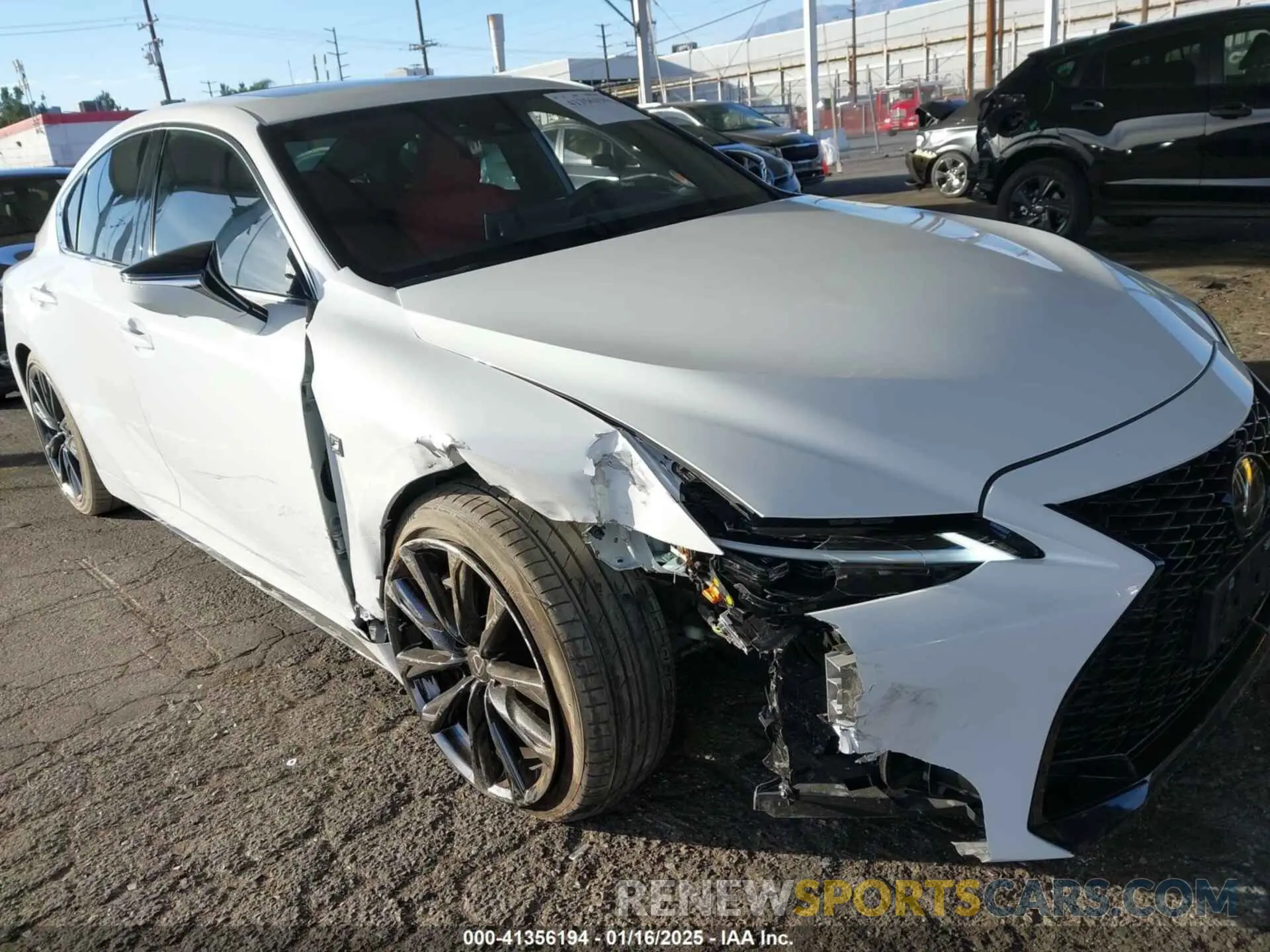6 fotografías del automóvil dañado JTHGZ1B26R5075356 LEXUS IS 350 2024