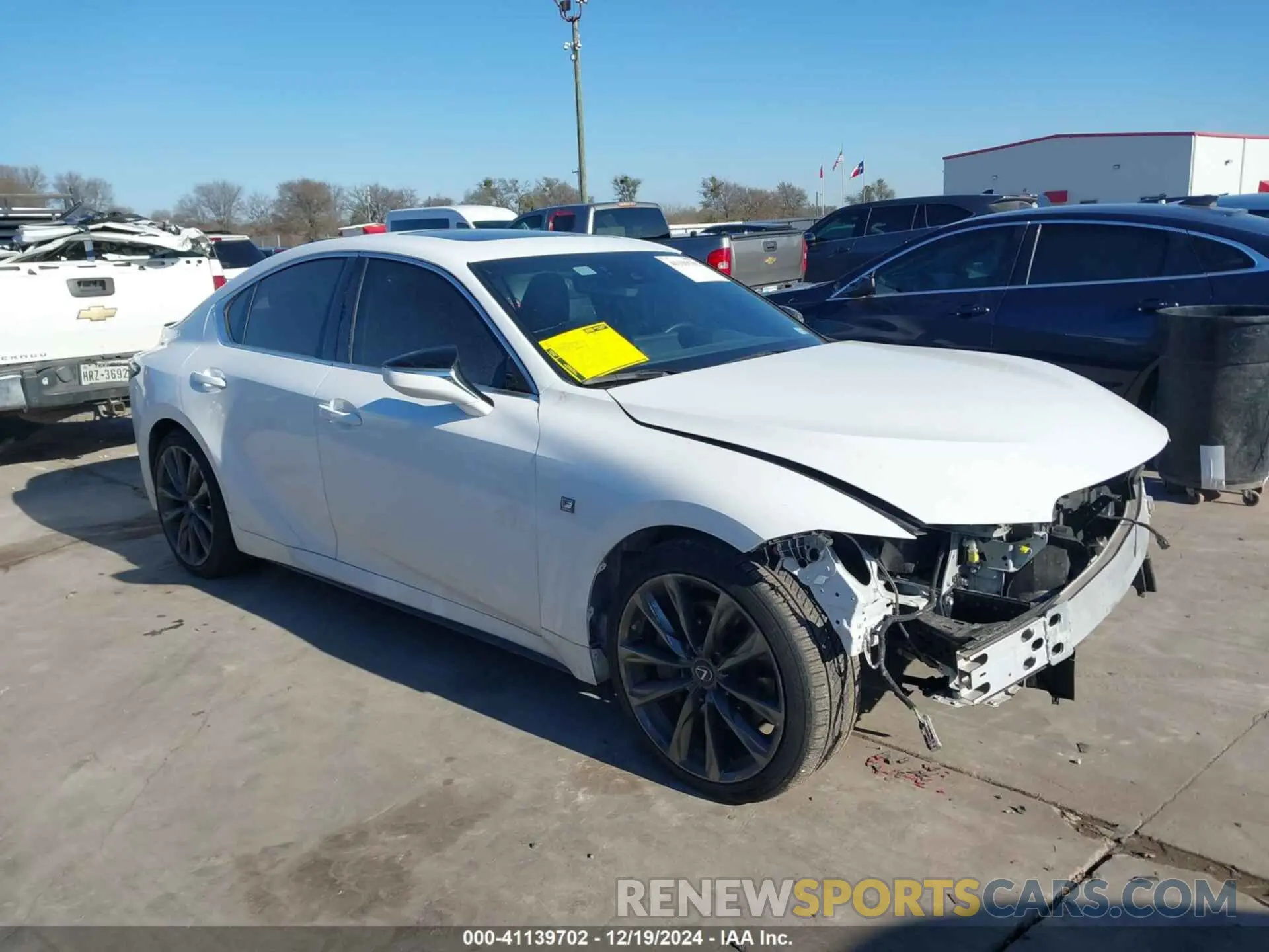 1 fotografías del automóvil dañado JTHGZ1B28R5073902 LEXUS IS 350 2024