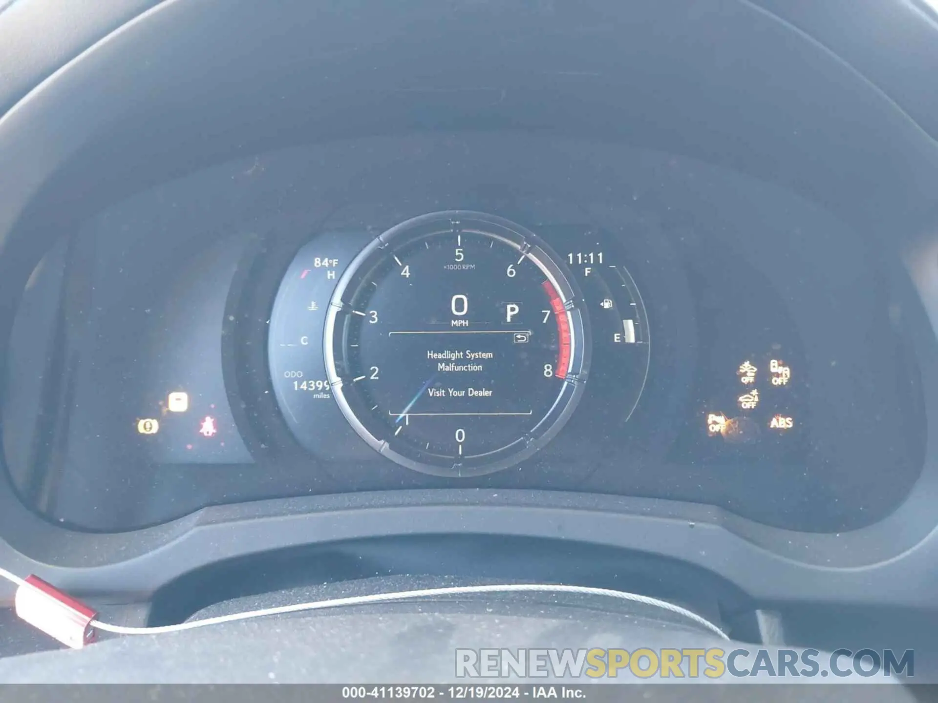 7 fotografías del automóvil dañado JTHGZ1B28R5073902 LEXUS IS 350 2024