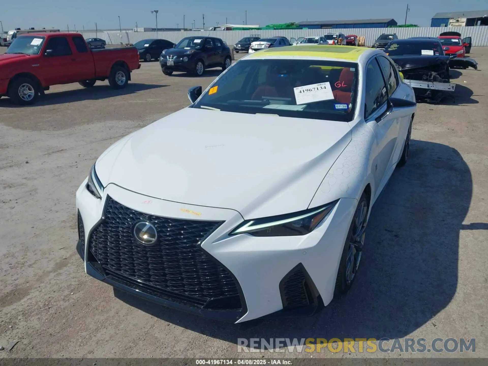 6 fotografías del automóvil dañado JTHGZ1B28R5076833 LEXUS IS 350 2024