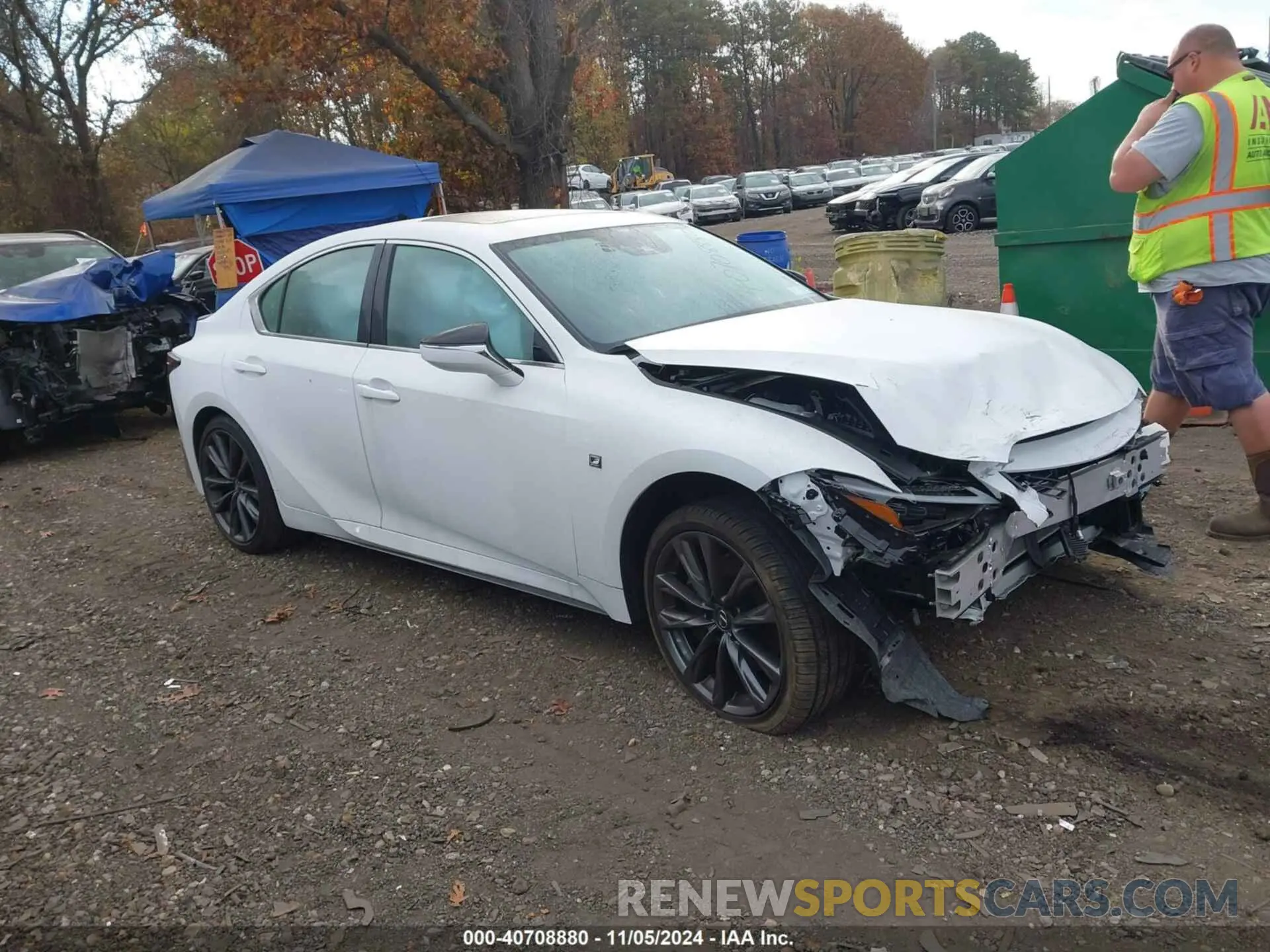 1 fotografías del automóvil dañado JTHGZ1E24R5036079 LEXUS IS 350 2024
