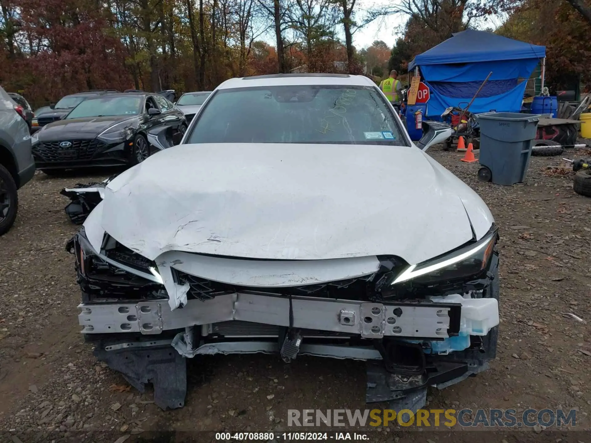 6 fotografías del automóvil dañado JTHGZ1E24R5036079 LEXUS IS 350 2024