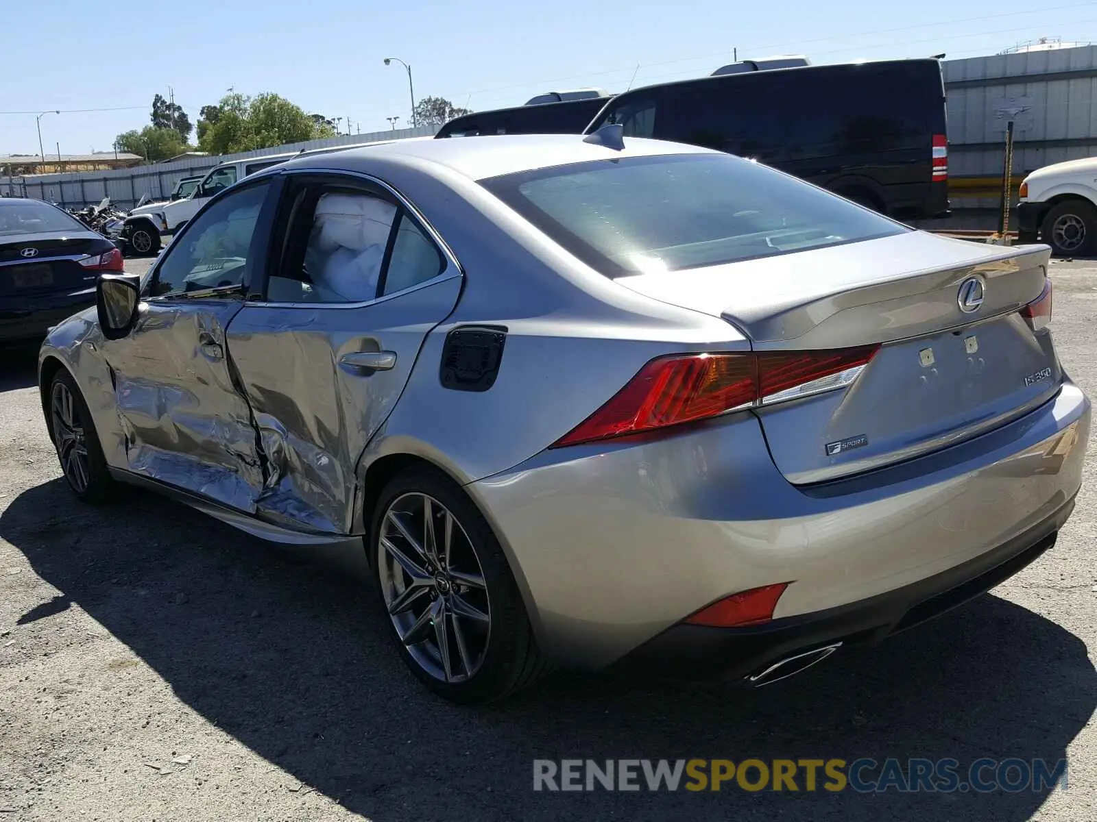 3 fotografías del automóvil dañado JTHGZ1B27L5035844 LEXUS IS 350 F-S 2020