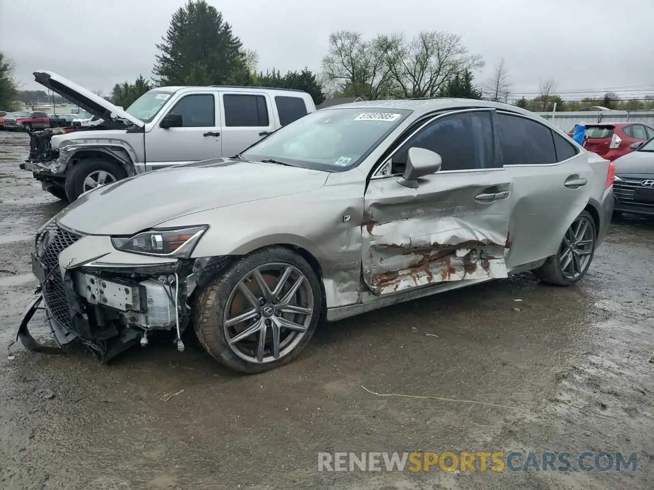 1 fotografías del automóvil dañado JTHGZ1E2XL5018242 LEXUS IS 350 F S 2020