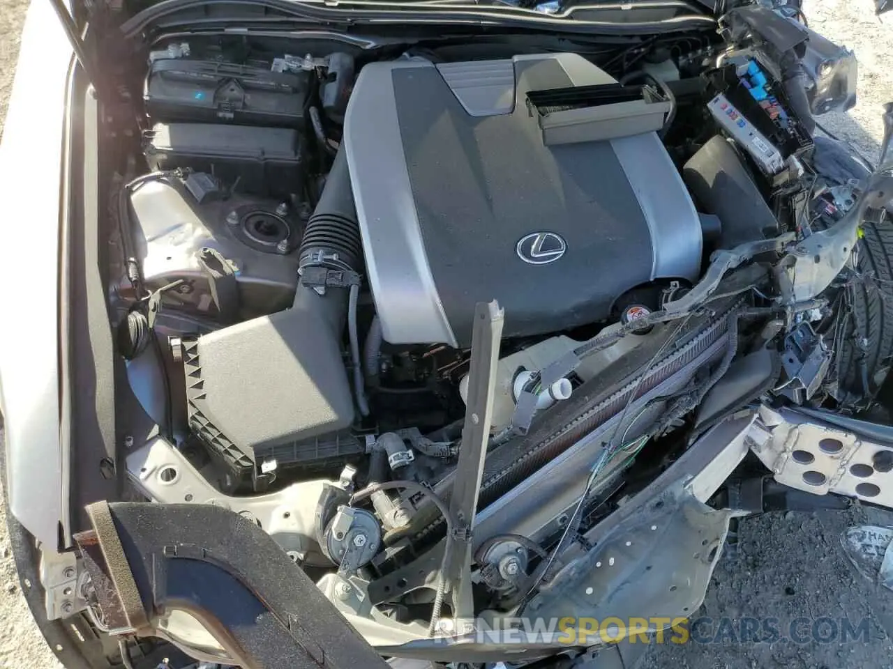 13 fotografías del automóvil dañado JTHGZ1B22M5047398 LEXUS IS 350 F S 2021