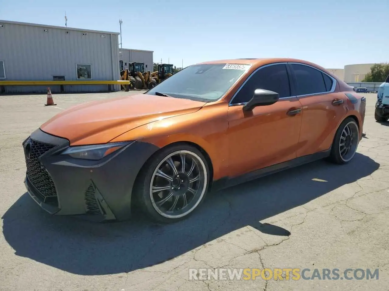 1 fotografías del automóvil dañado JTHGZ1B22M5048535 LEXUS IS 350 F S 2021