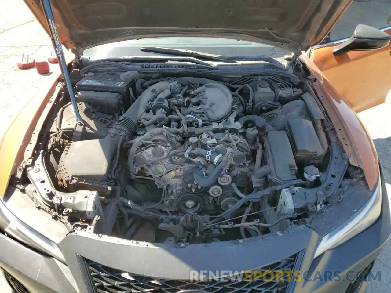 11 fotografías del automóvil dañado JTHGZ1B22M5048535 LEXUS IS 350 F S 2021