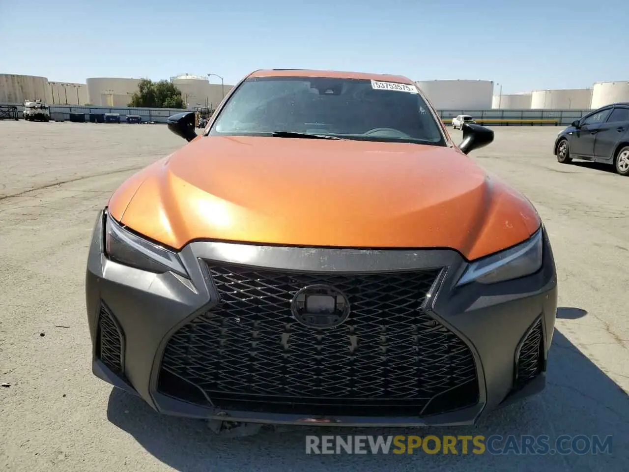 5 fotografías del automóvil dañado JTHGZ1B22M5048535 LEXUS IS 350 F S 2021