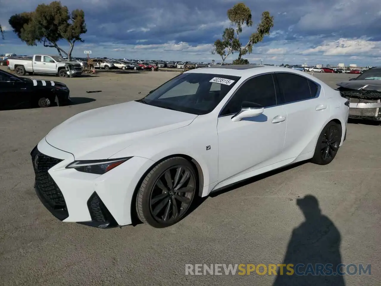 1 fotografías del automóvil dañado JTHGZ1B24M5043336 LEXUS IS 350 F S 2021