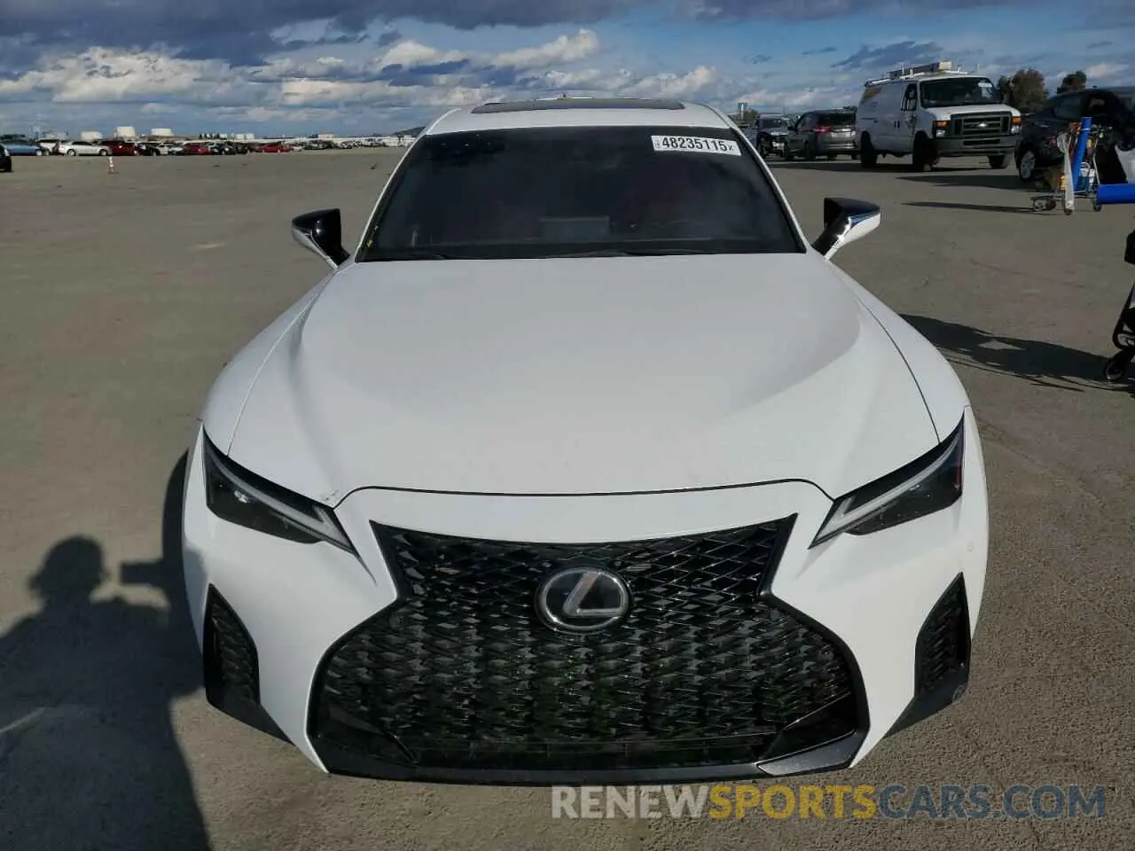 5 fotografías del automóvil dañado JTHGZ1B24M5043336 LEXUS IS 350 F S 2021