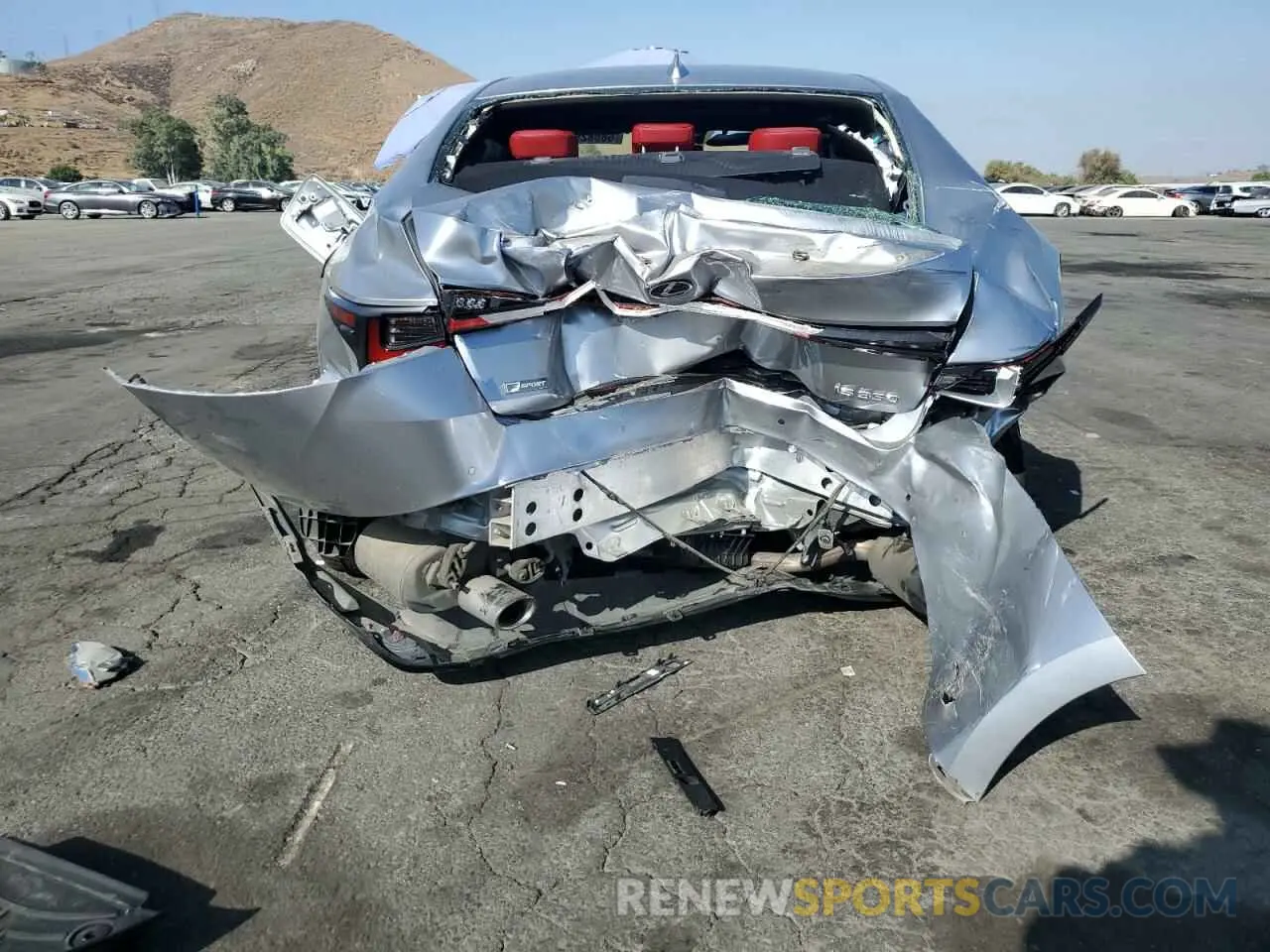 6 fotografías del automóvil dañado JTHGZ1B25M5041837 LEXUS IS 350 F S 2021