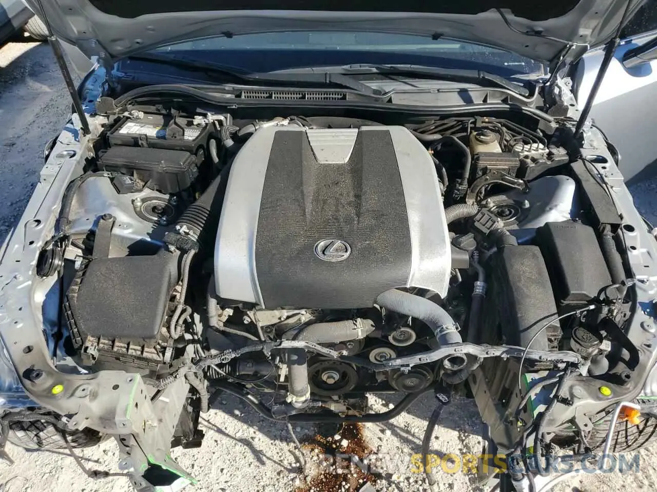 11 fotografías del automóvil dañado JTHGZ1B26M5041412 LEXUS IS 350 F S 2021
