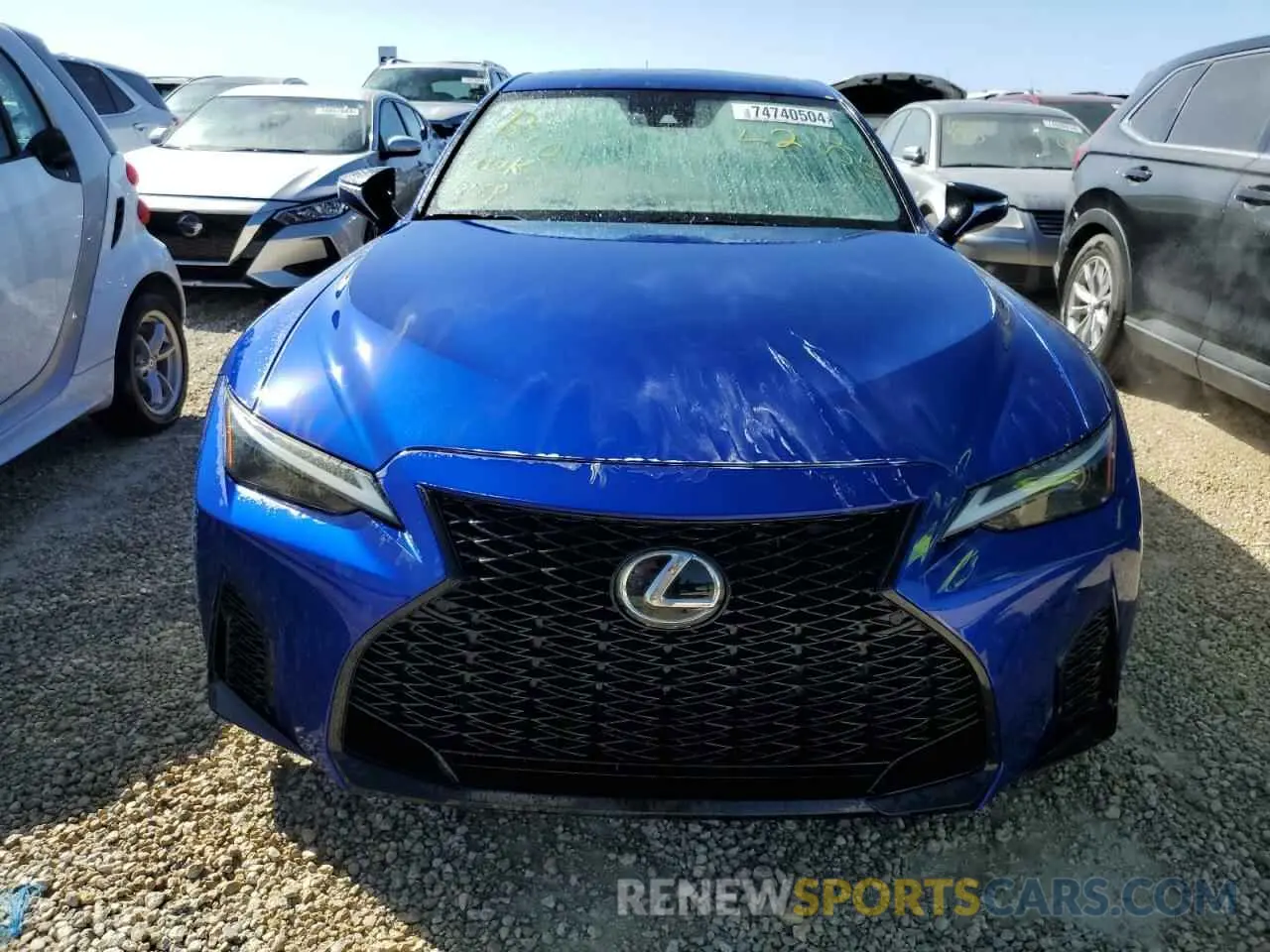 5 fotografías del automóvil dañado JTHGZ1B29M5043784 LEXUS IS 350 F S 2021