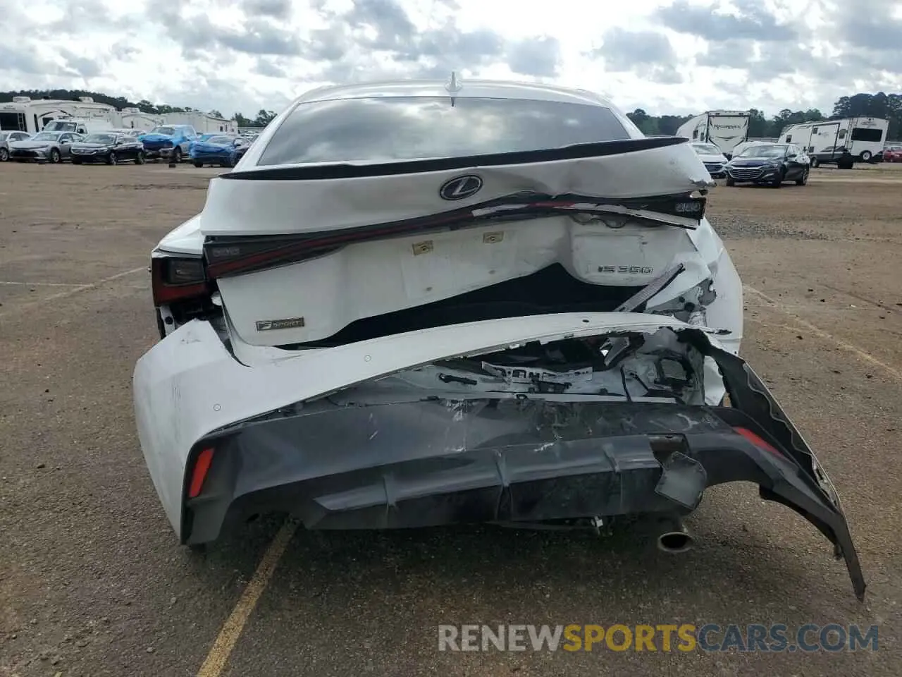 6 fotografías del automóvil dañado JTHGZ1B2XM5041820 LEXUS IS 350 F S 2021