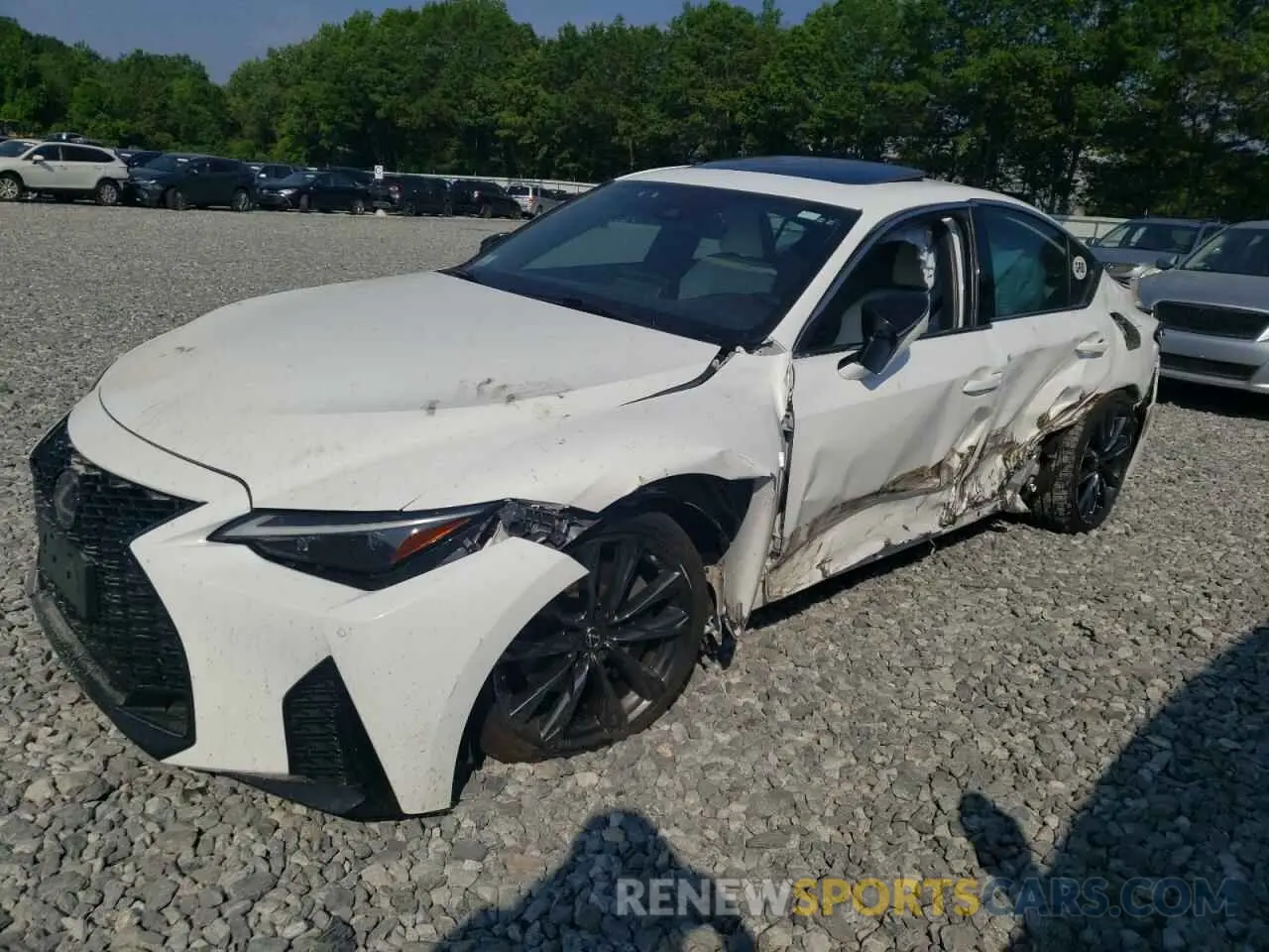 1 fotografías del automóvil dañado JTHGZ1E22M5020035 LEXUS IS 350 F S 2021