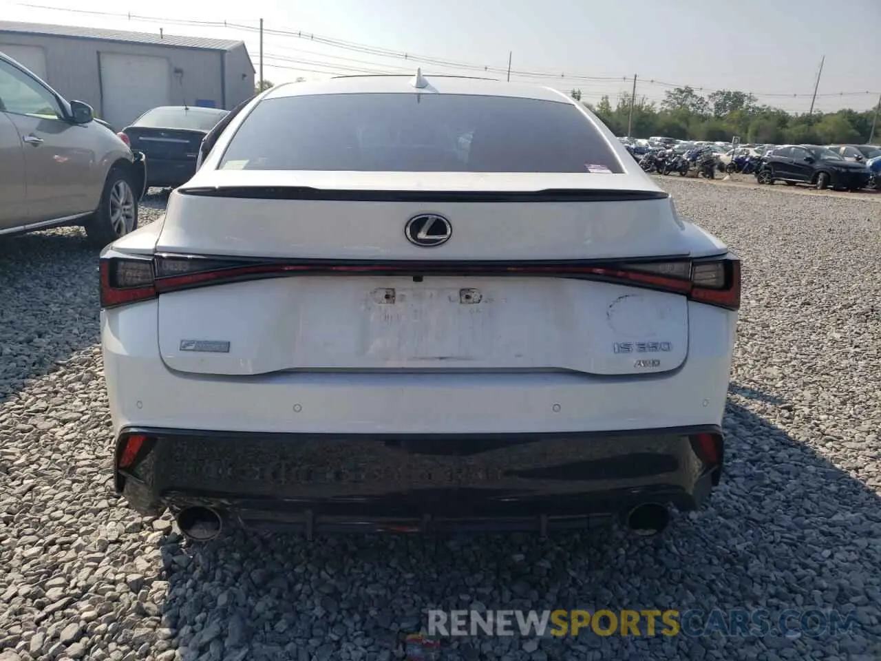 6 fotografías del automóvil dañado JTHGZ1E22M5020035 LEXUS IS 350 F S 2021