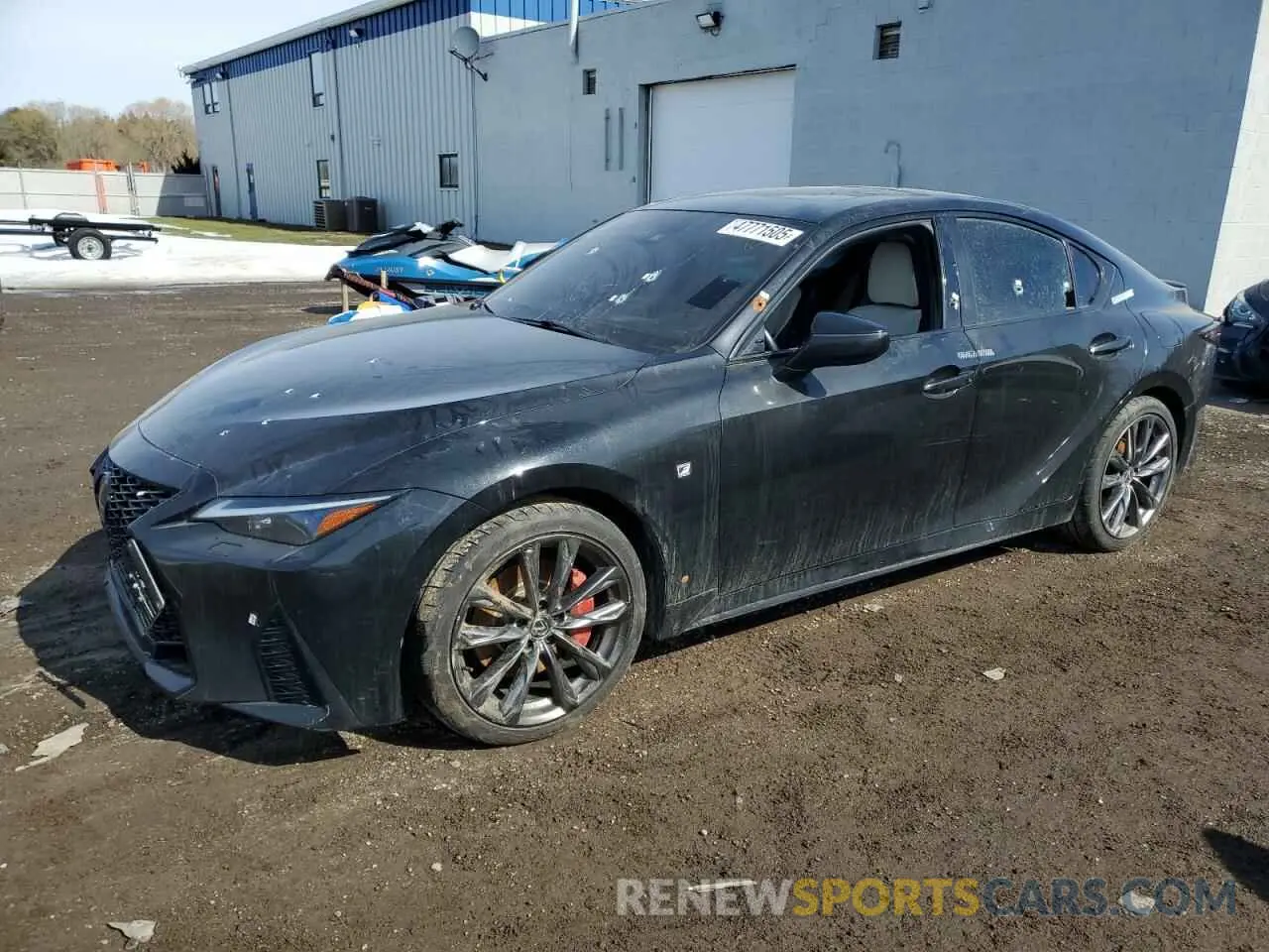 1 fotografías del automóvil dañado JTHGZ1E23M5019007 LEXUS IS 350 F S 2021