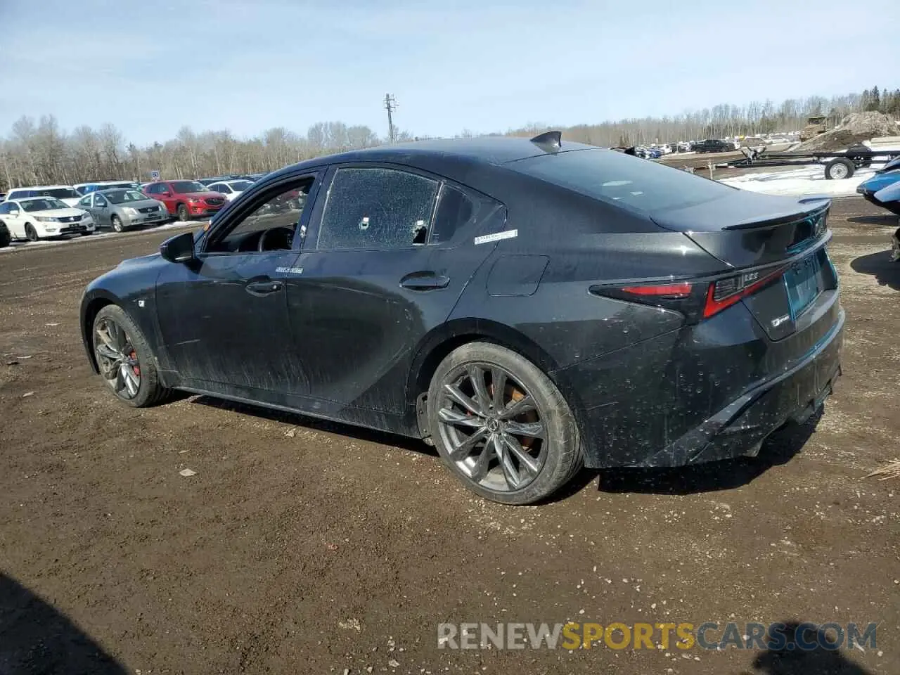 2 fotografías del automóvil dañado JTHGZ1E23M5019007 LEXUS IS 350 F S 2021