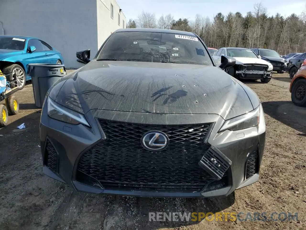 5 fotografías del automóvil dañado JTHGZ1E23M5019007 LEXUS IS 350 F S 2021