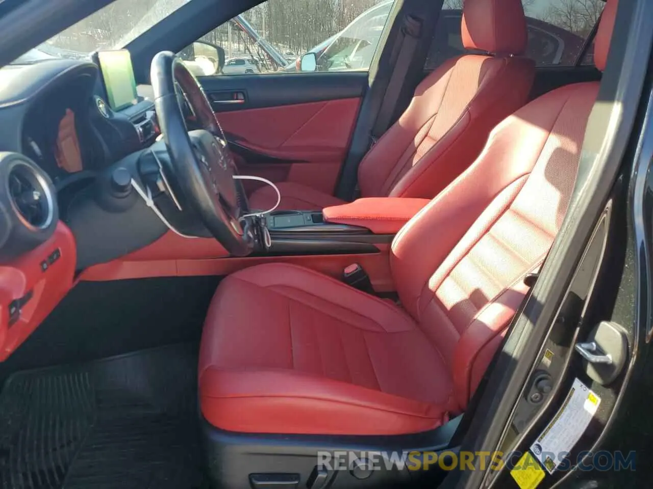 7 fotografías del automóvil dañado JTHGZ1E25M5018585 LEXUS IS 350 F S 2021