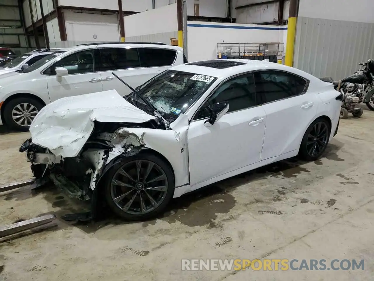 1 fotografías del automóvil dañado JTHGZ1E25M5019560 LEXUS IS 350 F S 2021