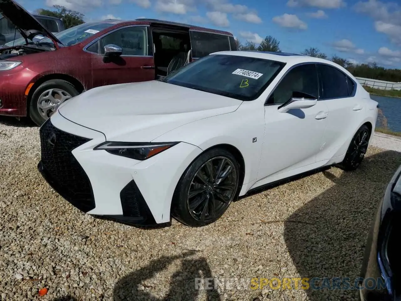 1 fotografías del automóvil dañado JTHGZ1B21N5055817 LEXUS IS 350 F S 2022